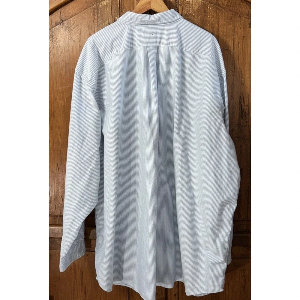 Mens Polo Ralph Lauren Big & Tall L/S Oxford Button Down Shirt Sz 5XB